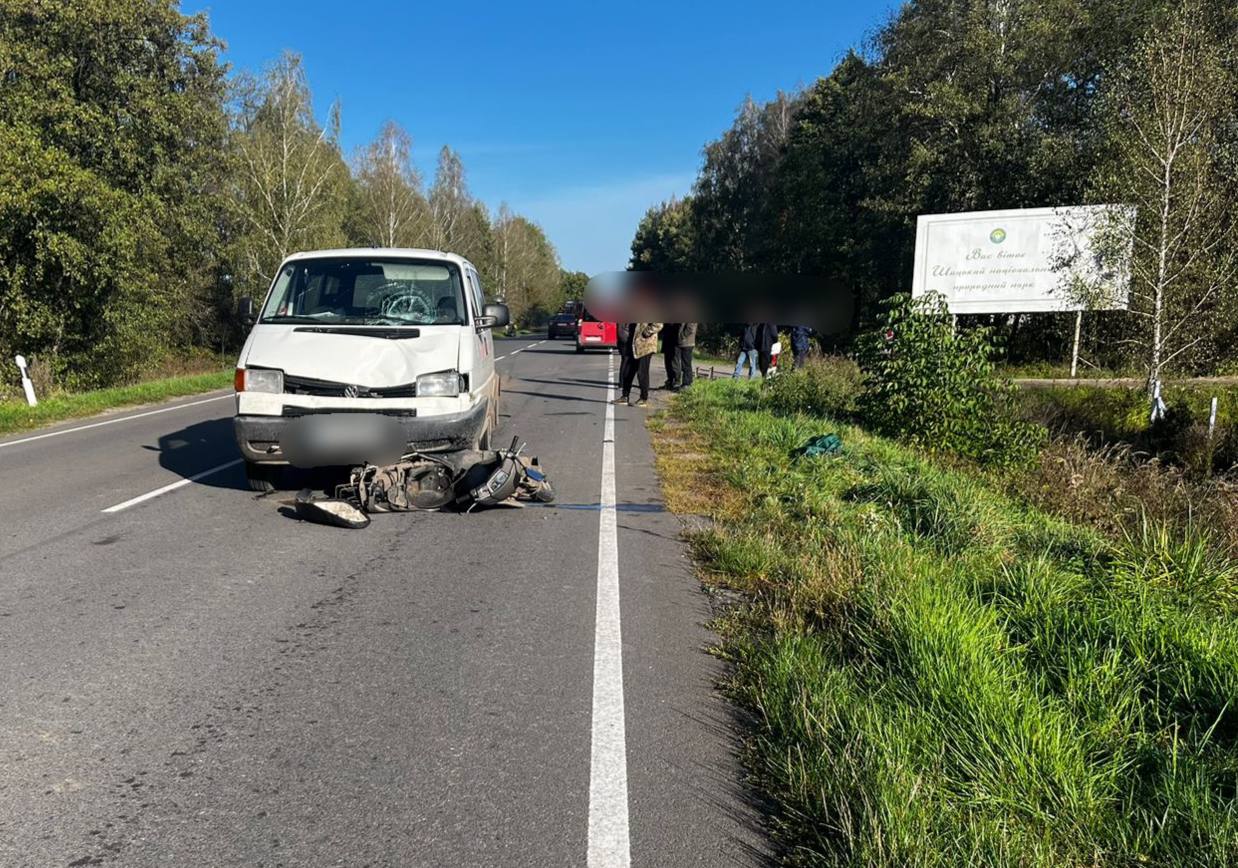 На Волині сталися дві аварії за участі мотоциклістів: 16-річний хлопець в реанімації