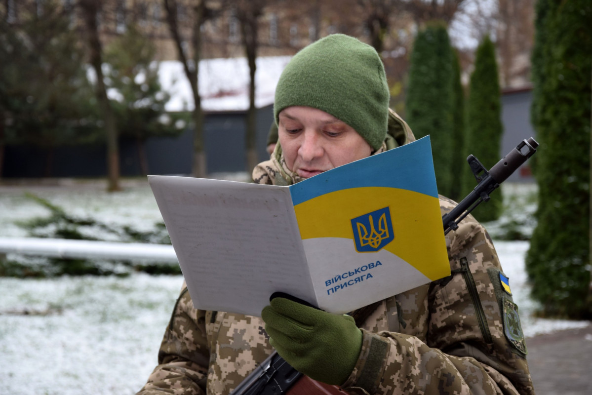 На Волині прикордонники склали військову присягу і стали на захист України