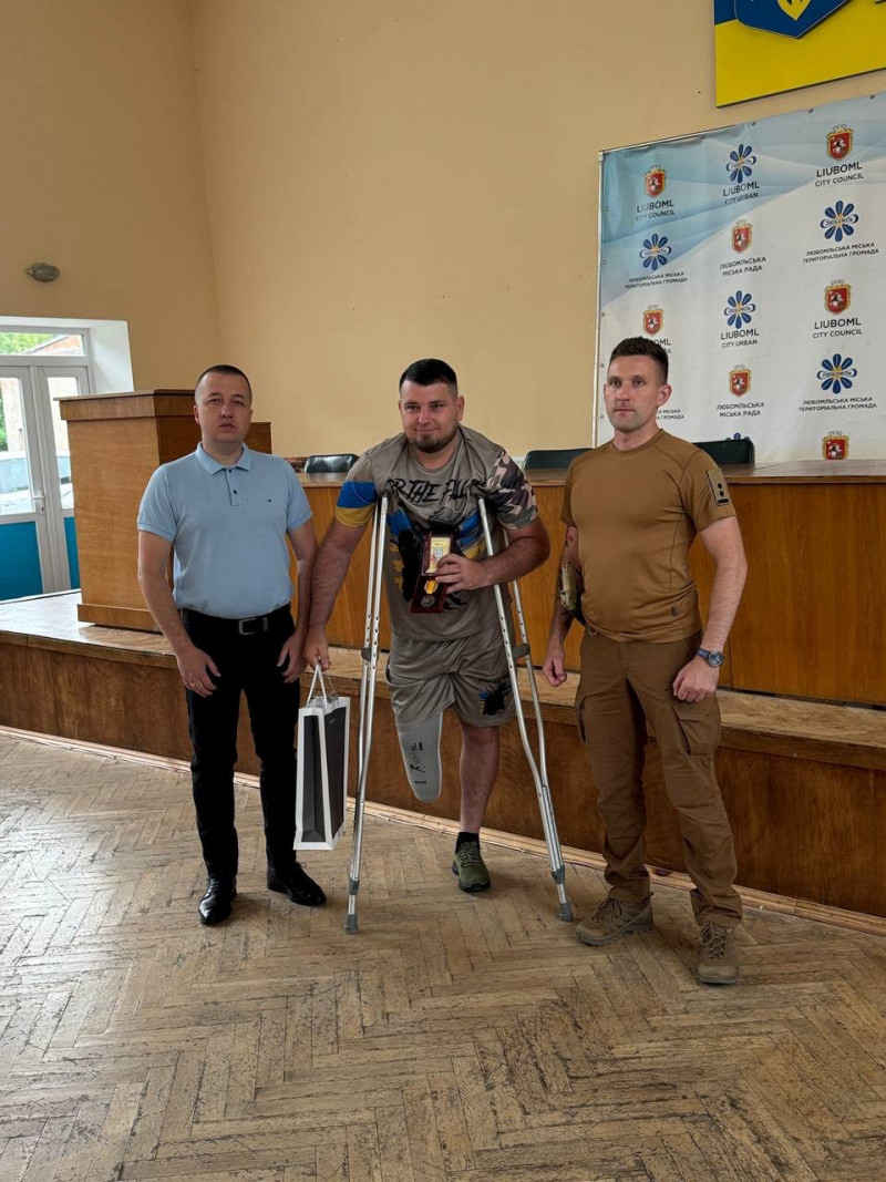 Ветерана з Волині нагородили почесною медаллю «Хрест пошани»