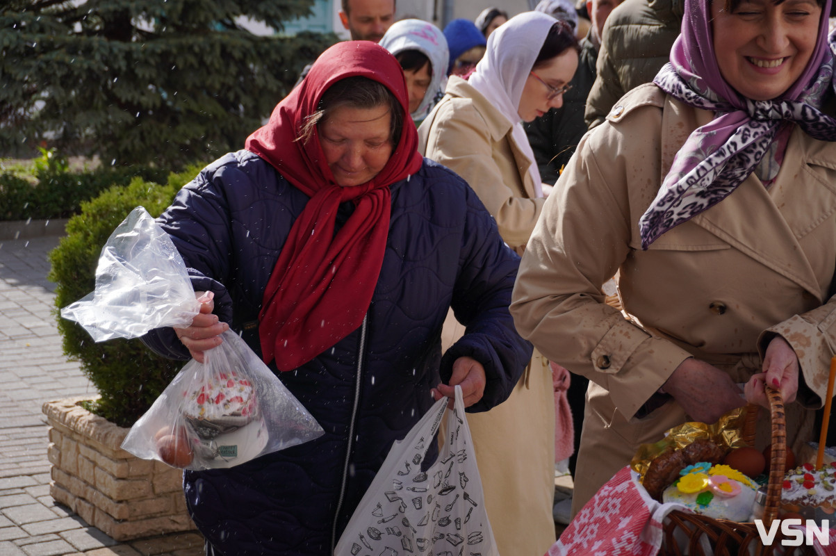 Як у Луцьку освячують Великодні кошики? Фоторепортаж