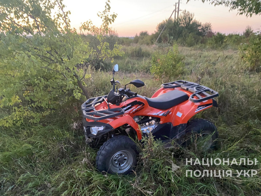 На Волині дві восьмикласниці потрапили в аварію на квадроциклі