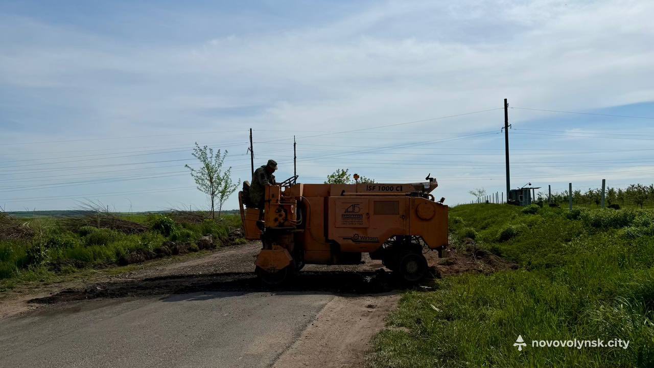 На Волині за 3,5 млн грн ремонтують ділянку дороги