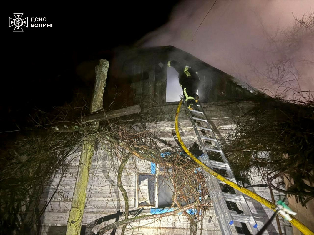 На Волині в пожежі загинув чоловік