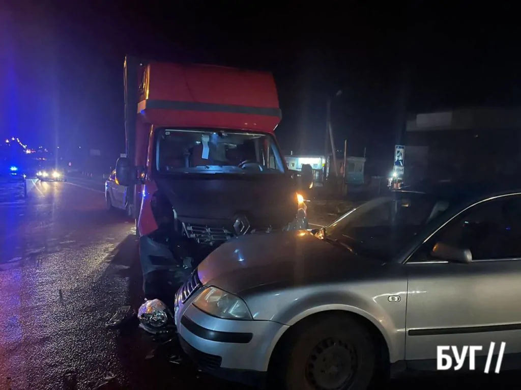 У Нововолинську біля колишнього заводу СТО - аварія