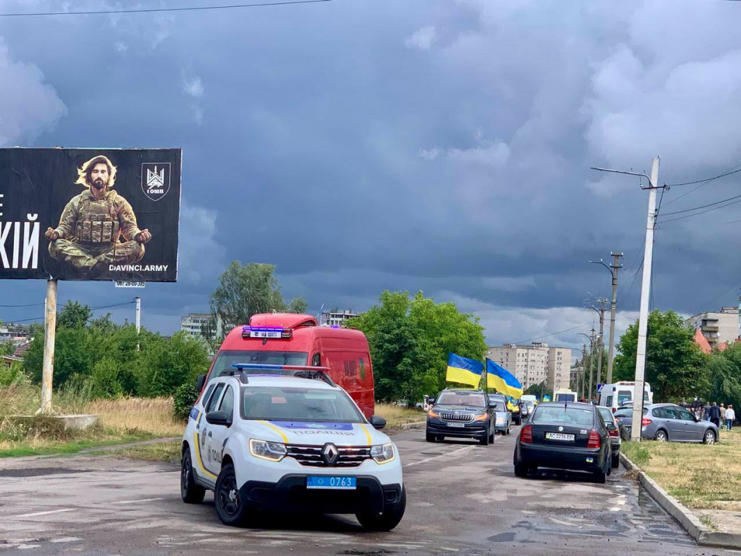 На Волині провели в останню путь полеглого захисника Олега Черкасова