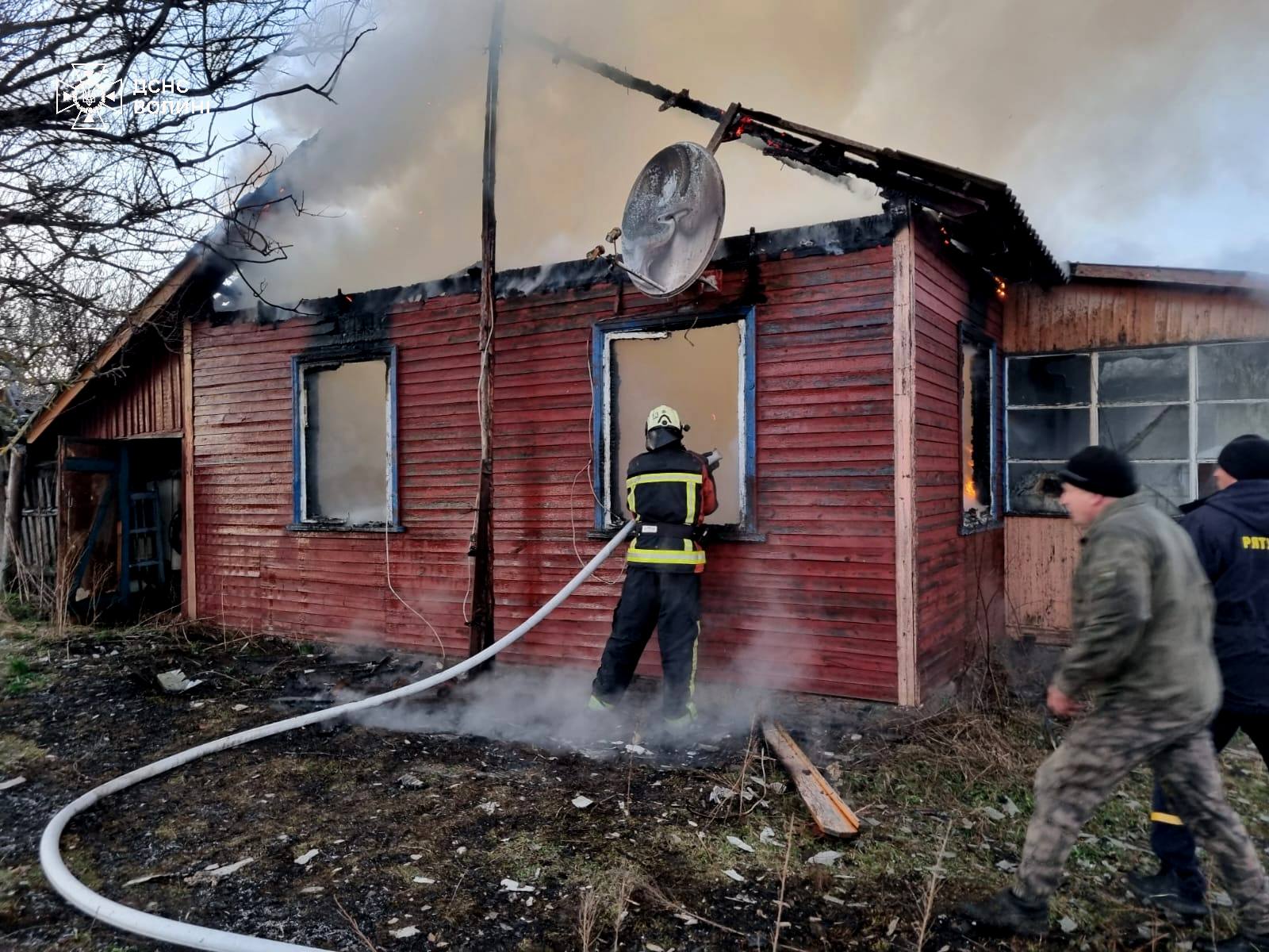 На Волині під час пожежі загинули двоє людей