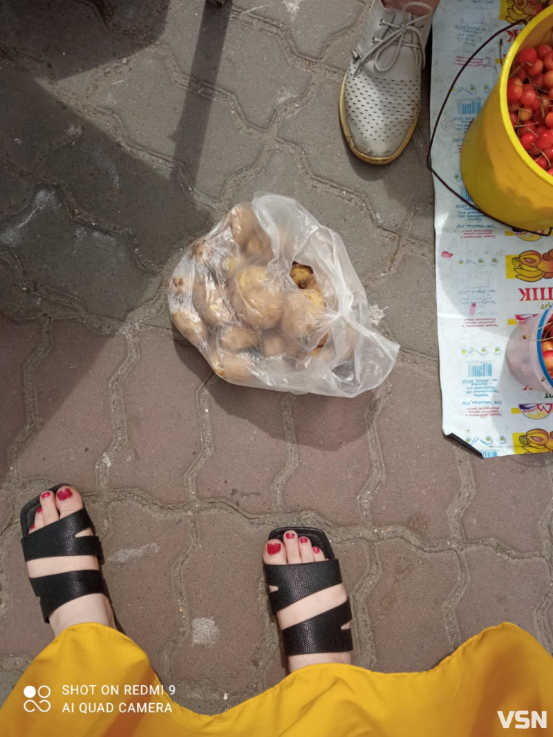 Скільки у Луцьку коштує молода картопля на ринку