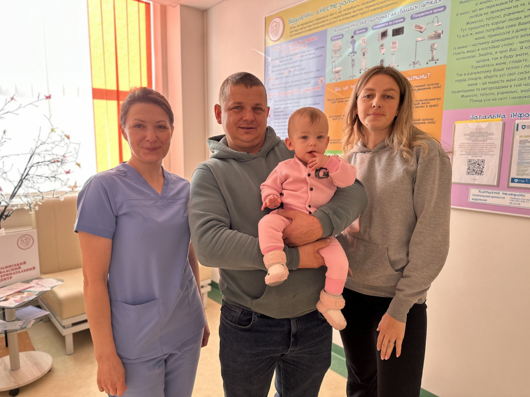 У Луцьку медики виходили немовля, що народилося з вагою 550 грамів: нині дівчинці виповнився рік