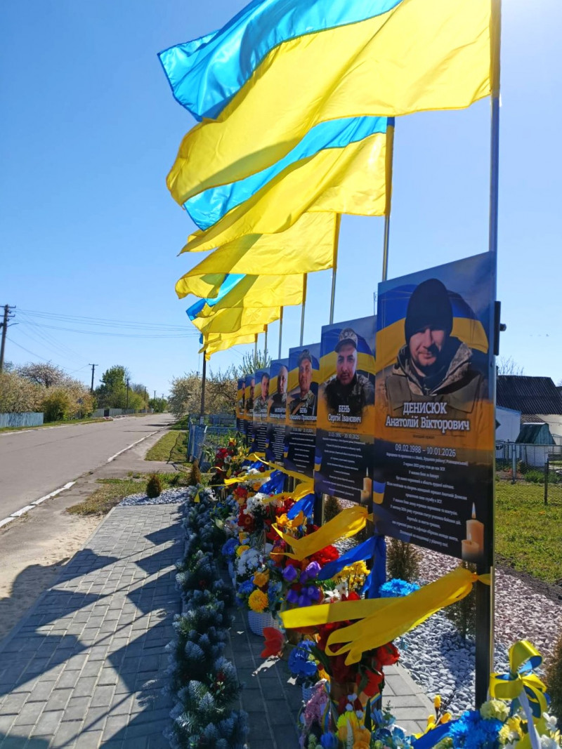 На Волині з’явилася Алея пам’яті Героїв-односельчан