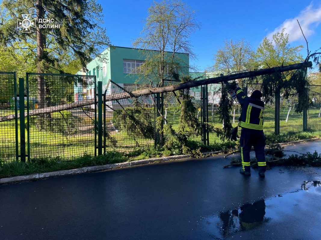 На Волині після буревію ще 7 населених пунктів залишаються знеструмленими