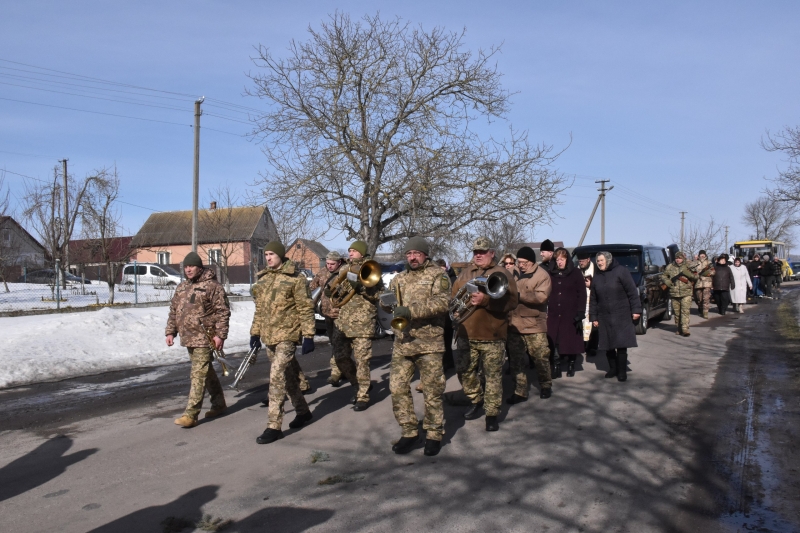 На Волині попрощалися із захисником Вадимом Гускою