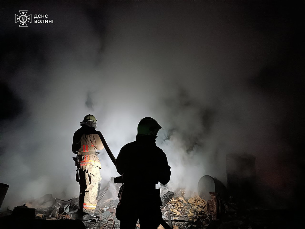 Під час пожежі на Волині травмувався 59-річний чоловік