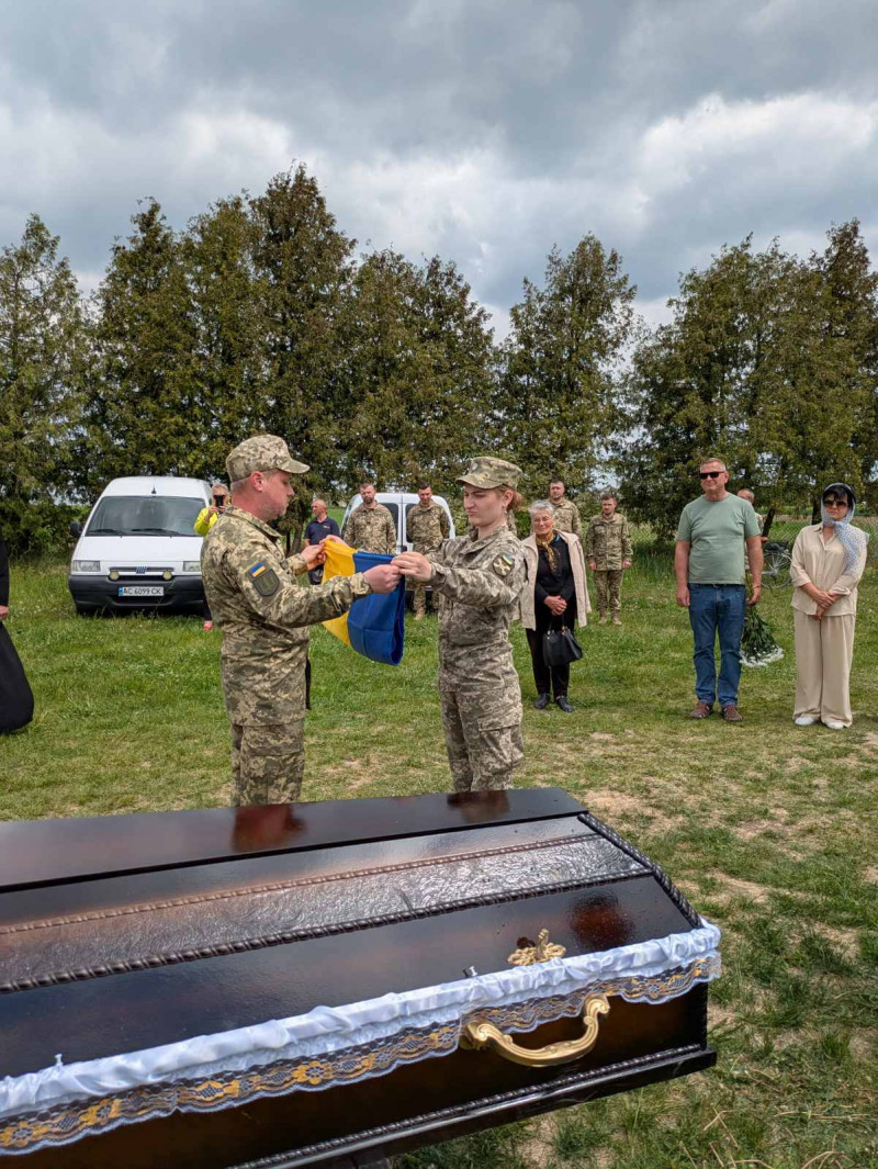 На Волині поховали військовослужбовця Валентина Сафонова