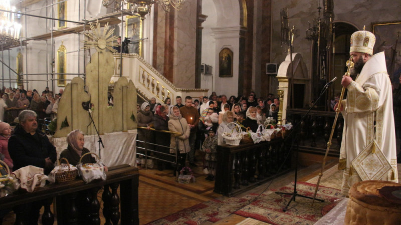 У кафедральному соборі Луцька відзначили Великдень. Фото