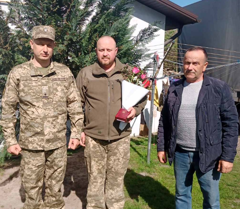 Захисника з Волині відзначили почесною нагородою