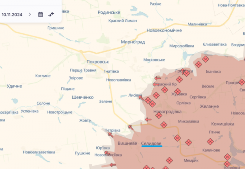 Армія РФ просунулася ще біля 4 населених пунктів на Донбасі. Карти