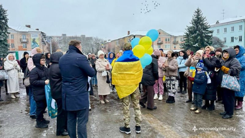 З полону додому: у громаді на Волині зустріли 23-річного захисника Олександра Трощинського