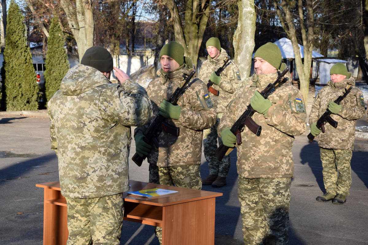 «Вся країна має працювати на перемогу», – новобранець прикордонників Волині присягнув на вірність Україні