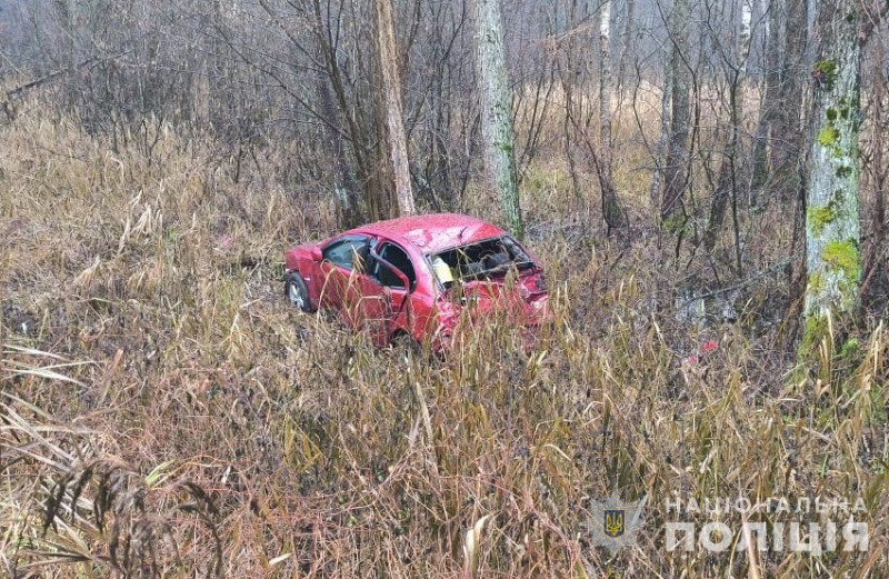 Авто злетіло у кювет: повідомили деталі аварії на Волині