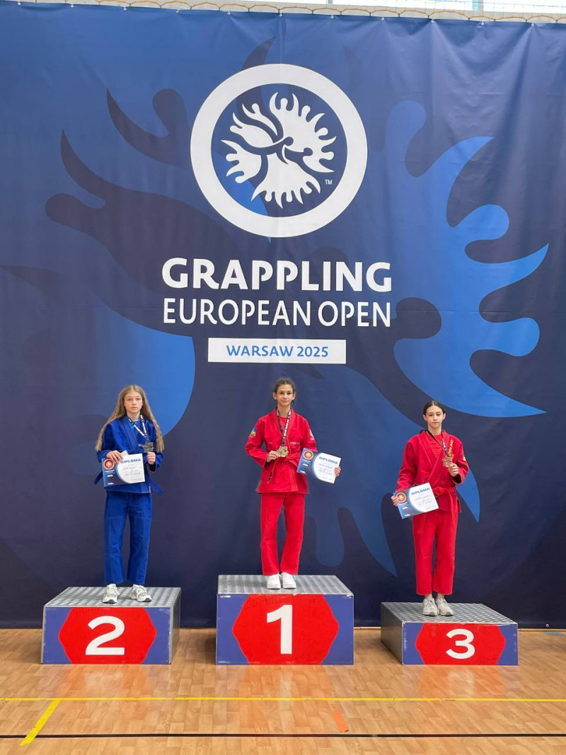Юні спортсменки з Волині вибороли медалі на Чемпіонату Європи з грепплінгу в Польщі