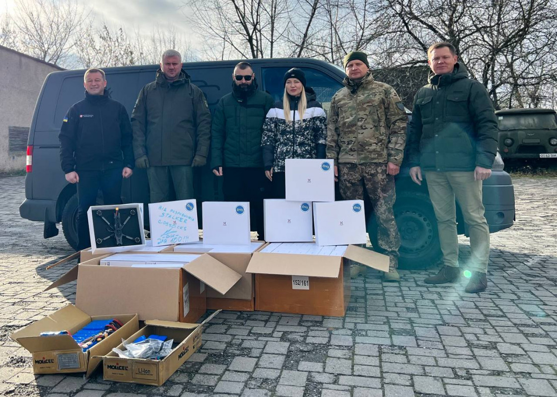 З ініціативи Юрія Погуляйка волинській бригаді передали 50 дронів від «GSC»