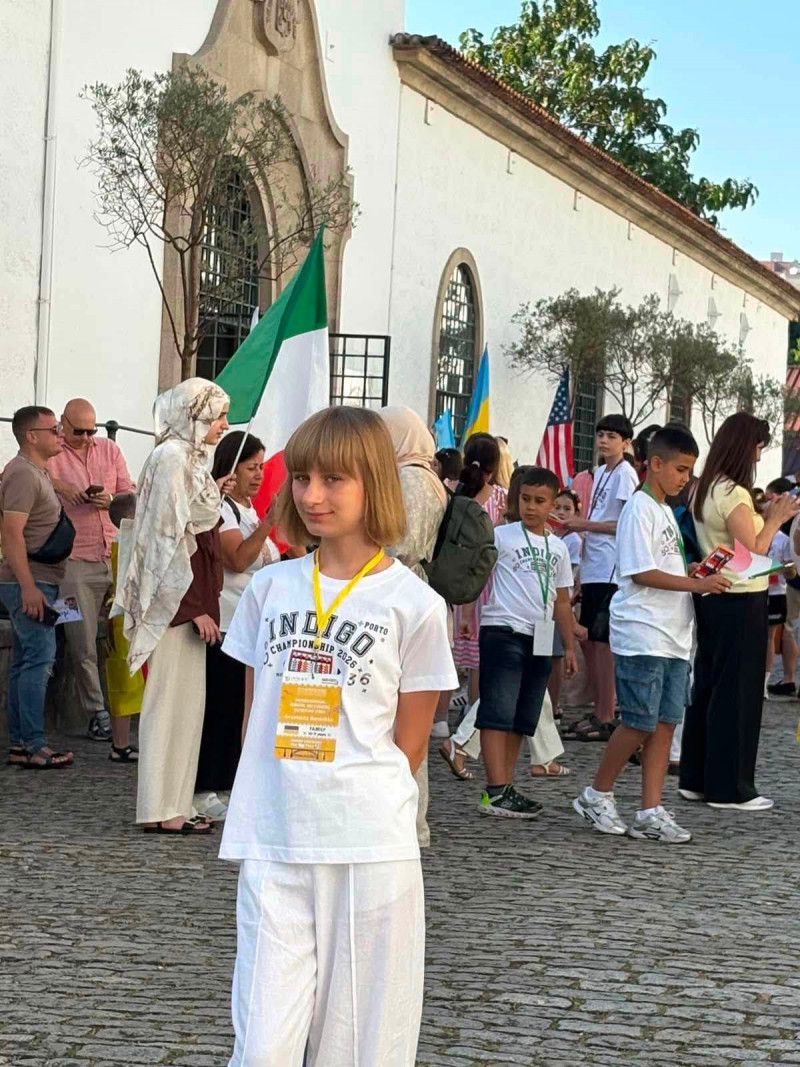 Школярка з Луцька перемогла на міжнародній олімпіаді з ментальної арифметики в Португалії