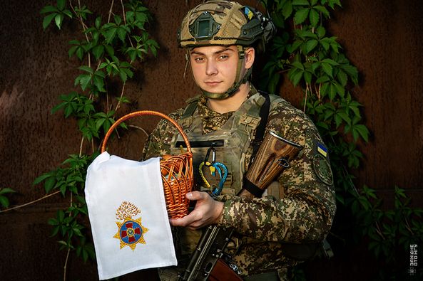 Напередодні Воскресіння Христового волинські Нацгвардійці освятили великодні кошики