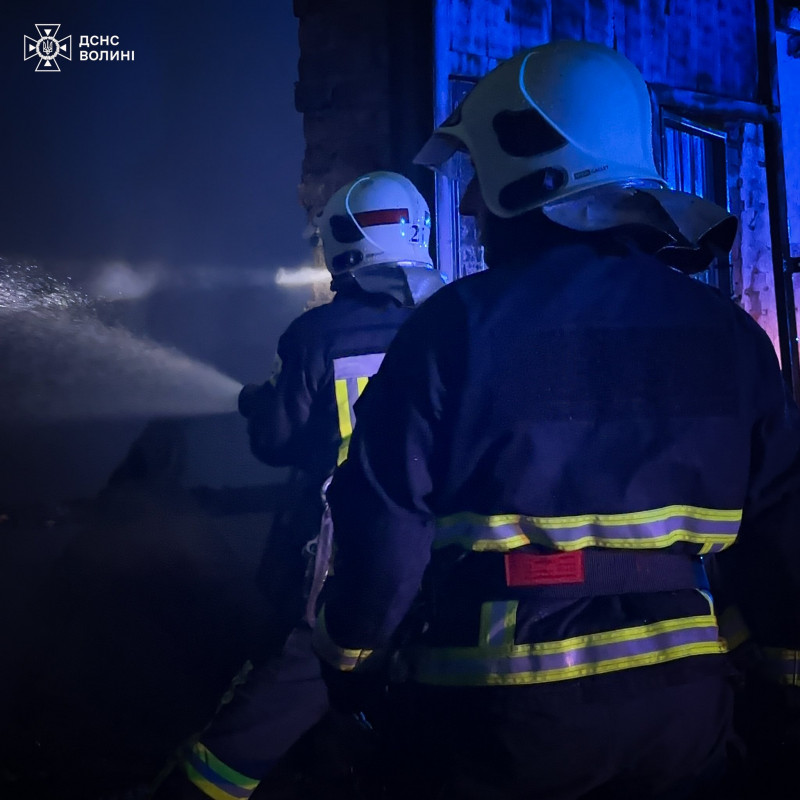 У селі біля Луцька сталася пожежа: що відомо