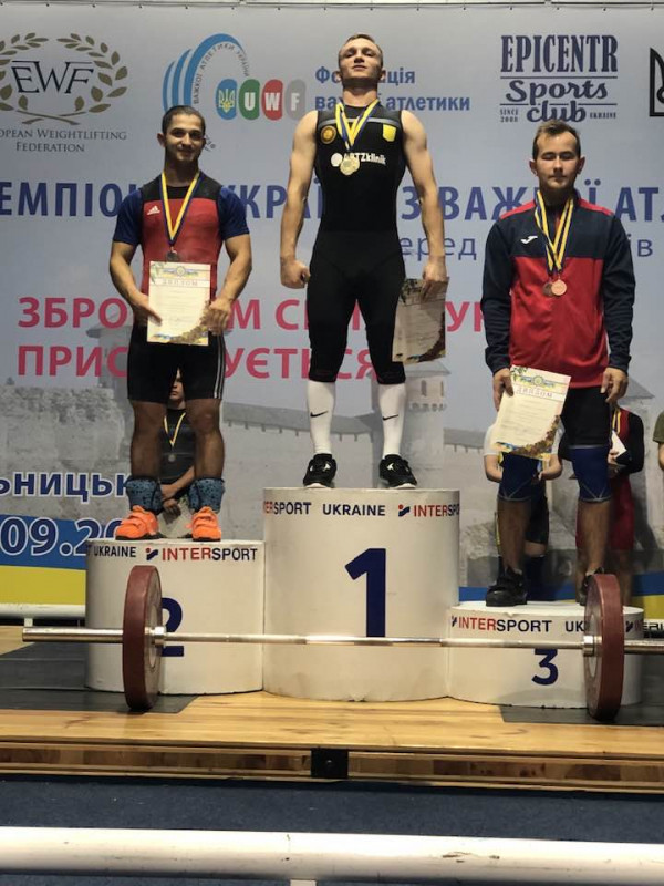 Важкоатлети з Волині завоювали чотири нагороди на чемпіонаті України