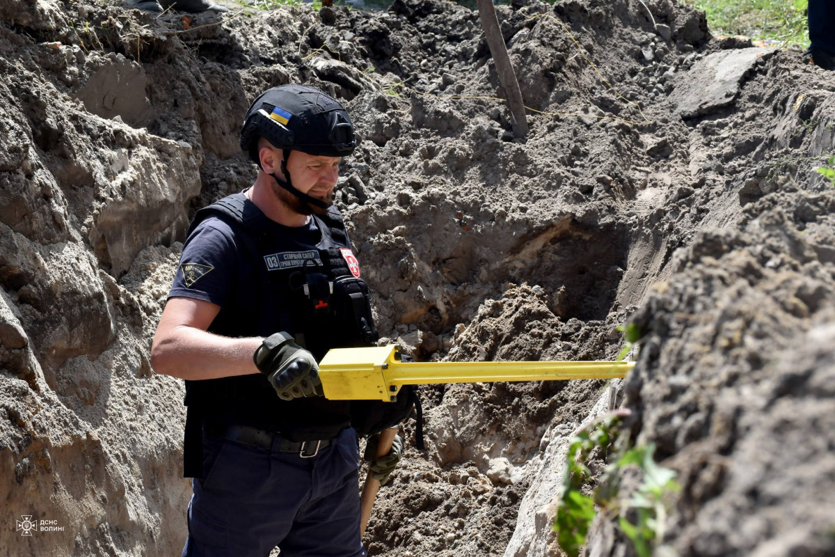 На будівельному майданчику у Волинській області виявили дві авіабомби