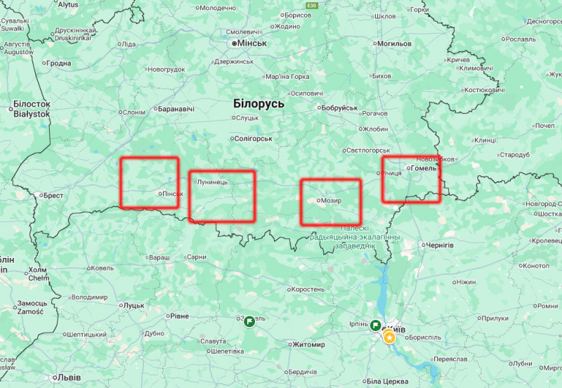 Білорусь стягує війська до кордонів України: чи є загроза. Карта