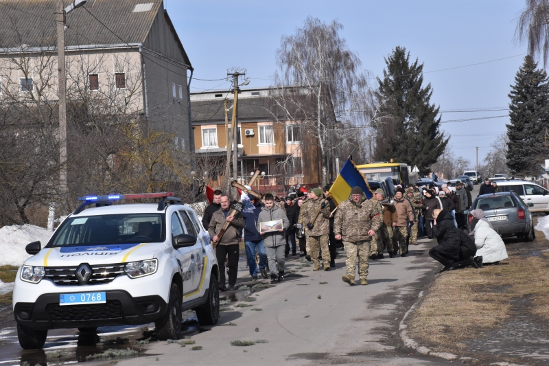 На Волині попрощалися із захисником Вадимом Гускою