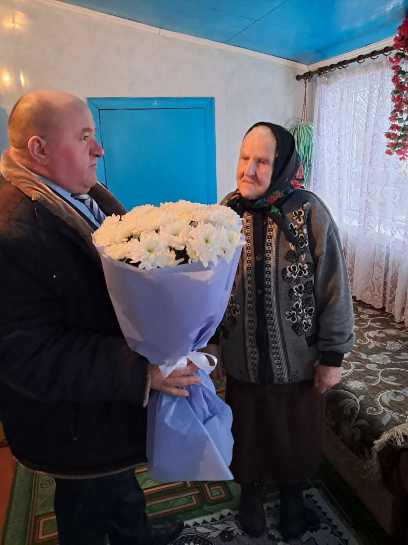 Має двох онуків та п’ятеро правнуків: бабуся з Волині відзначила 90-річчя