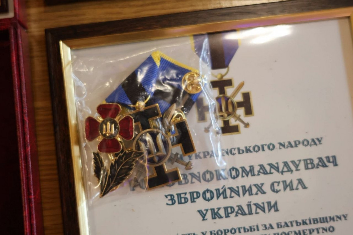 На Волині родинам полеглого захисника і зниклого безвісти воїна вручили «Комбатантський Хрест»
