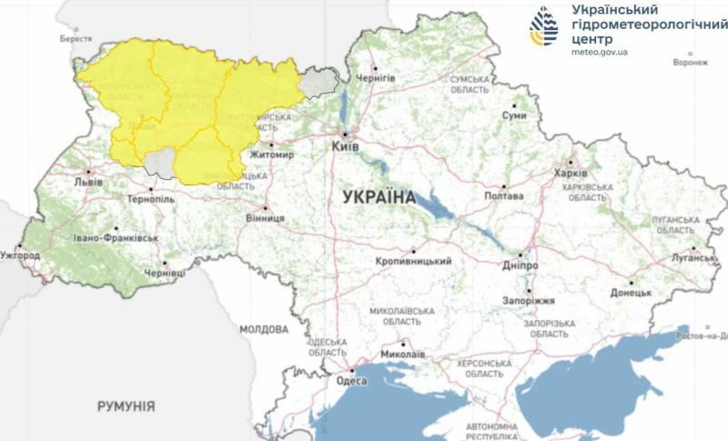 На захід суне велика вода: на Волині та в інших областях можливі повені