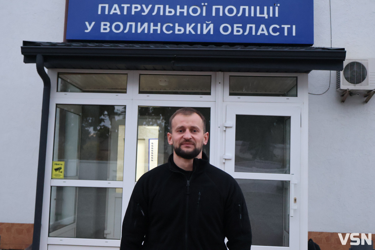 «Звіробій» з Волині: шлях Сергія Мерчука від військового ліцею та «Азову» до керівника патрульної поліції області
