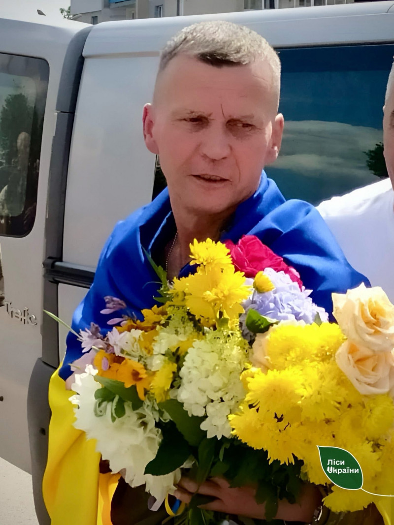 «Били електрострумом за те, що українець», -  звільнений з полону воїн-лісівник з Волині Андрій Тарасюк