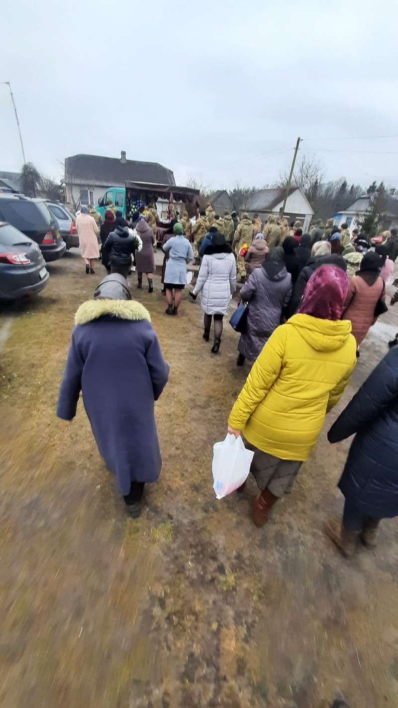 На Волині попрощалися із бійцем тероборони Сергієм Панасюком, який загинув поблизу кордону з Білоруссю