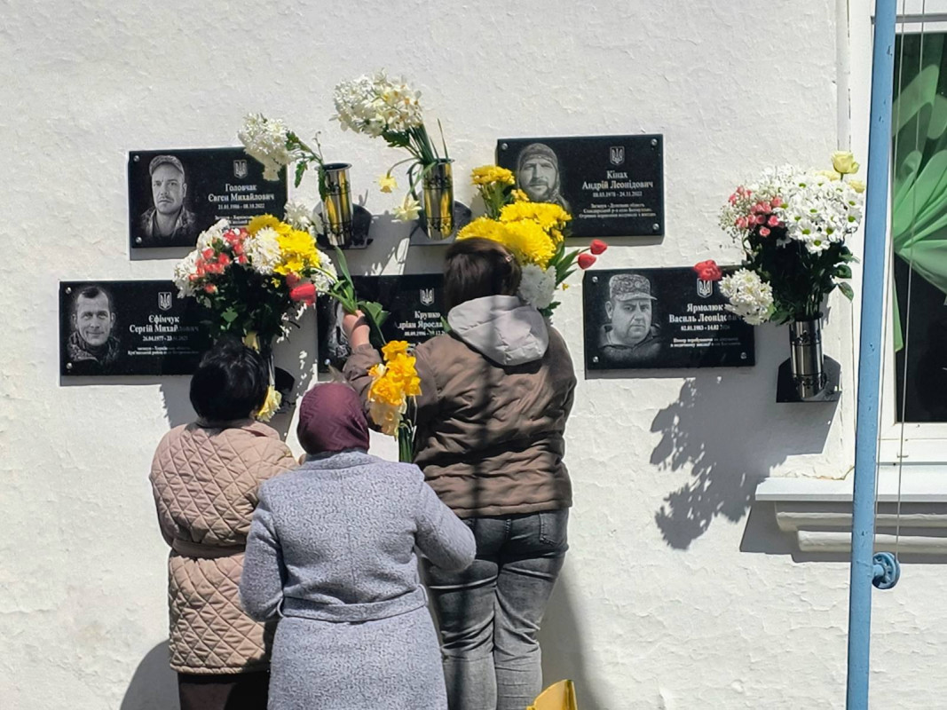 У громаді на Волині відкрили меморіальні дошки загиблим землякам