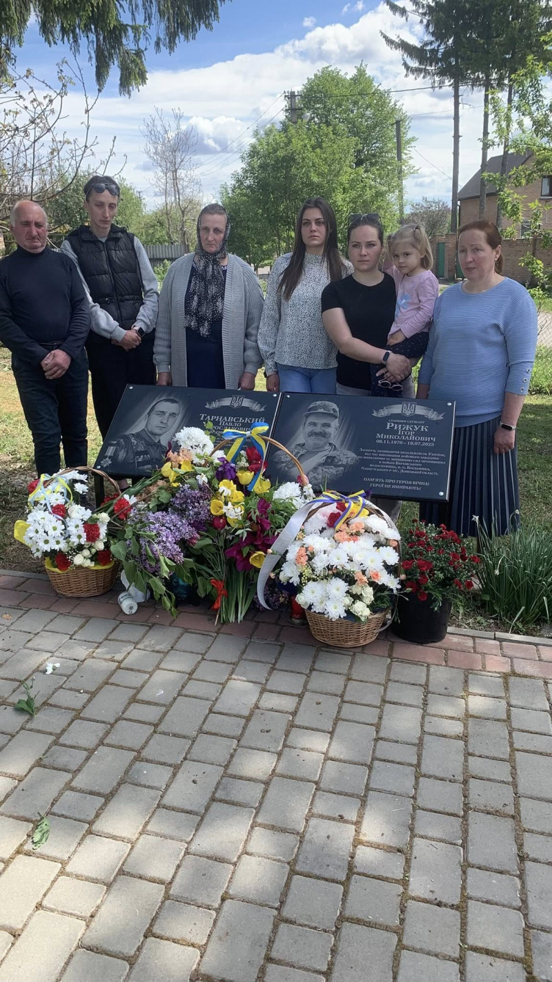 У громаді на Волині увіковічнили пам’ять двох Героїв-земляків