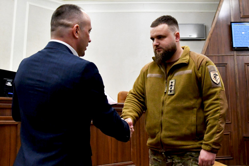 Не допустив прориву противника: офіцеру Нацгвардії України на Волині вручили державну нагороду