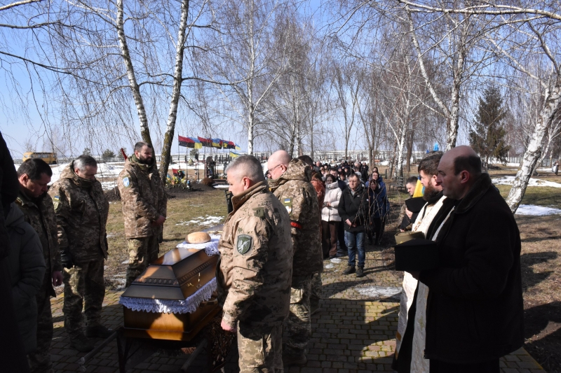На Волині попрощалися із захисником Вадимом Гускою