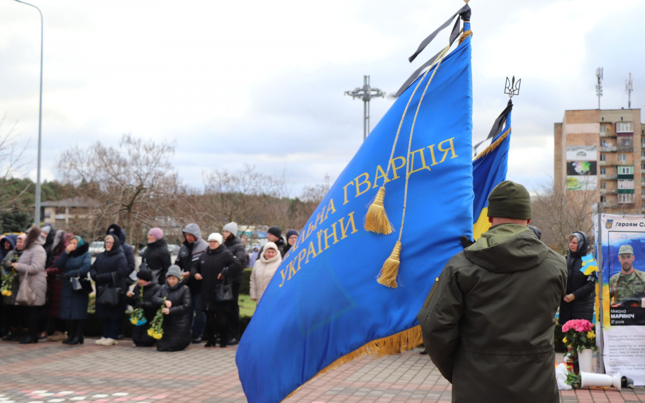 Два молоді Герої загинули в одному бою: прощалися з 24-річним командиром з Волині Володимиром Балем. Фото