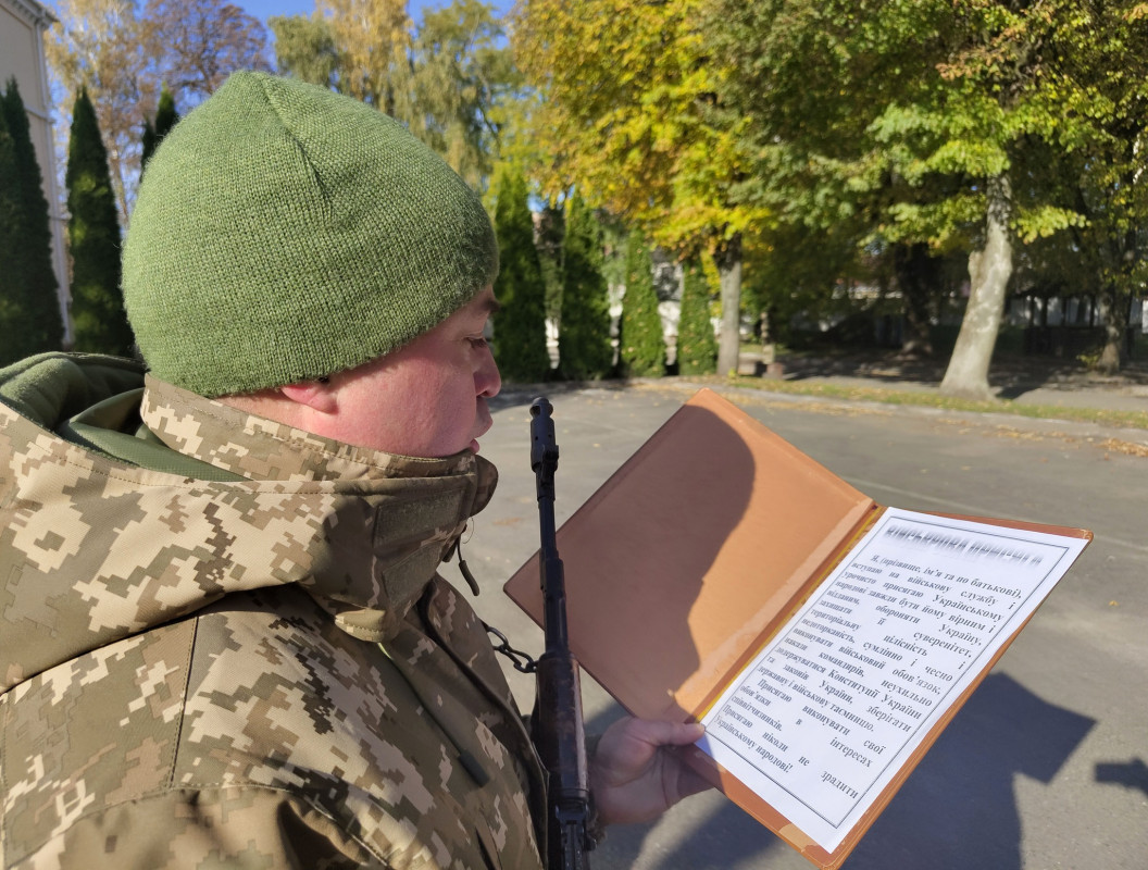 Новобранці Волинського прикордонного загону склали присягу