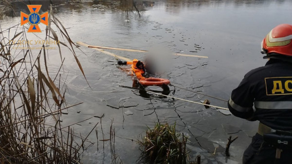На Кіровоградщині чоловік намагався допомогти лебедям і сам ледь не потонув