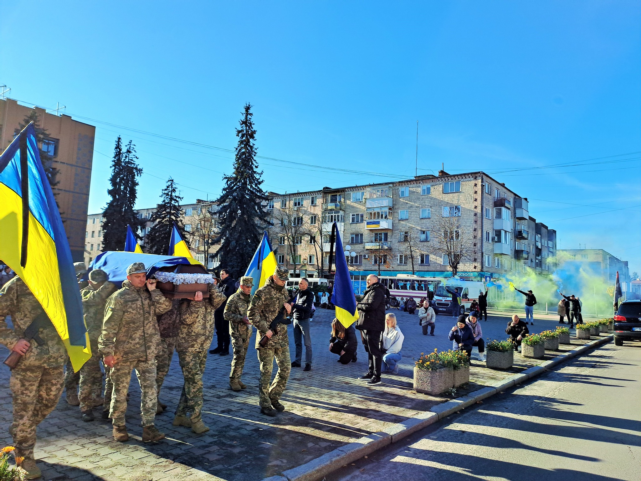 Потрапив у епіцентр вибуху у навчальному центрі: на Волині попрощалися з Героєм Олександром Козаком