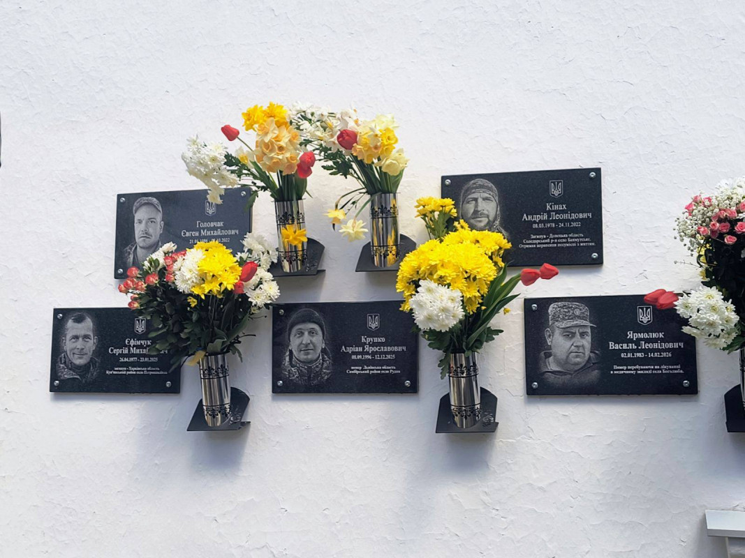 У громаді на Волині відкрили меморіальні дошки загиблим землякам