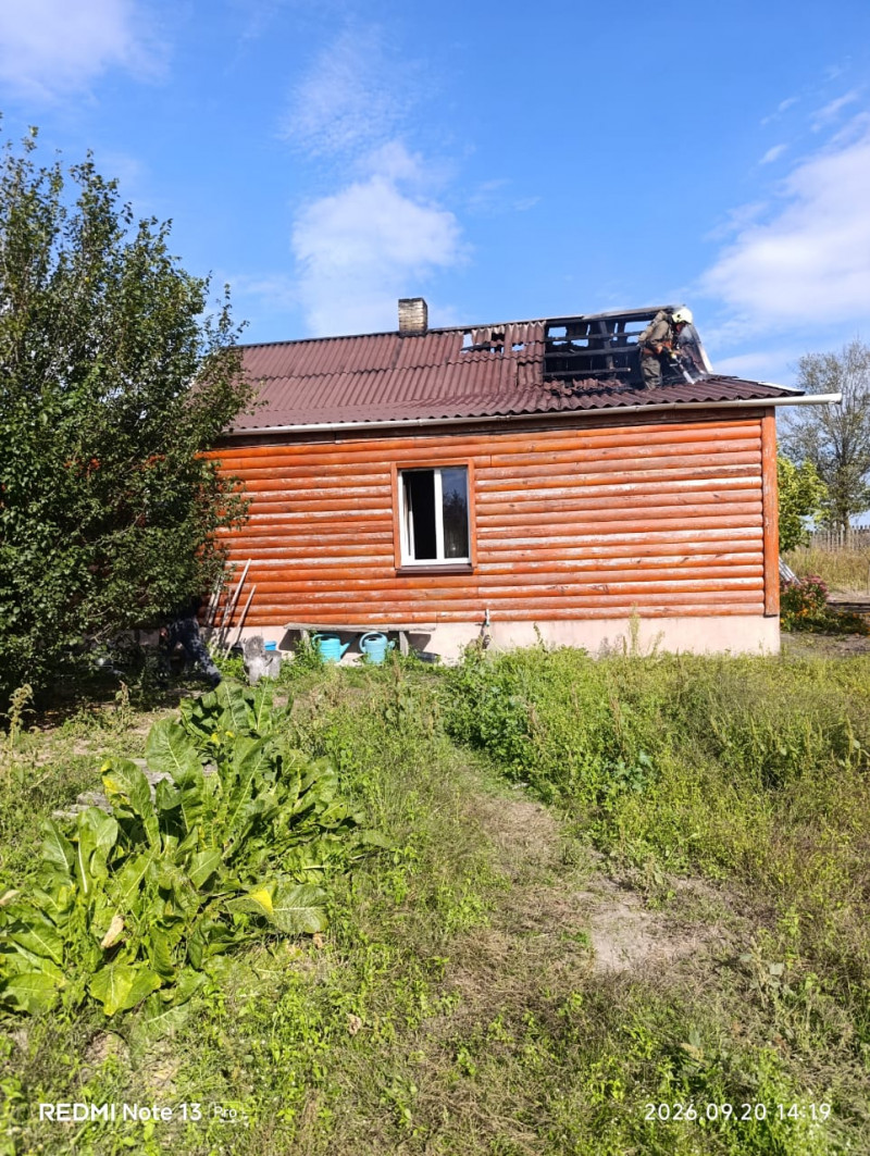 На Волині вогонь пошкодив будинок жінки, яка втратила сина на війні: потрібна допомога