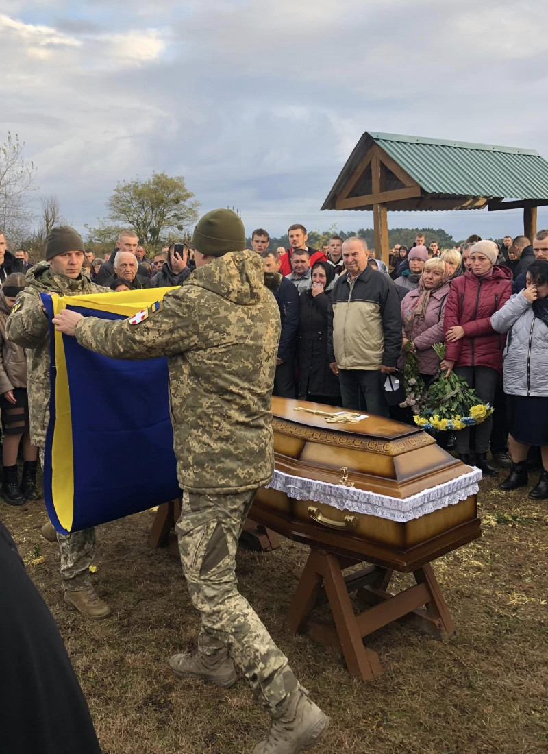 Воював 4 місяці: на Волині поховали 22-річного Героя Андрія Мельничука, який вважався зниклим безвісти