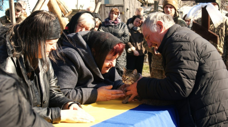 У громаді на Волині попрощалися із 23-річним розвідником «Азова» Назаром Поліщуком